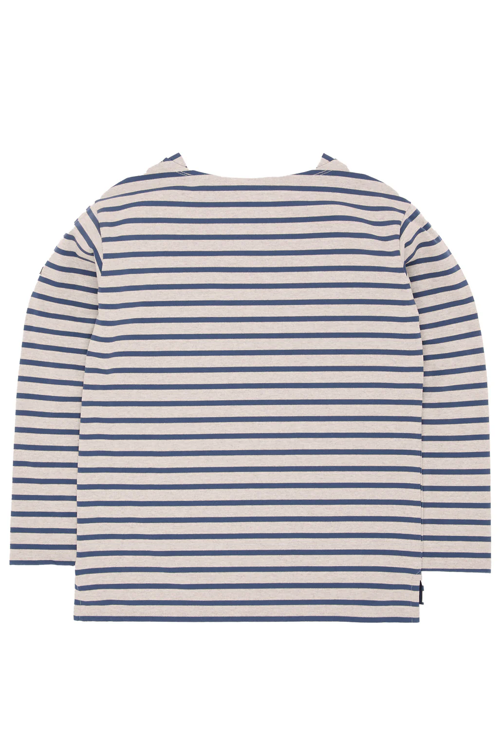 Nanga Women's Eco Hybrid Loose Fit Border Long Sleeve Tee - Oatmeal / Navy - Image 2