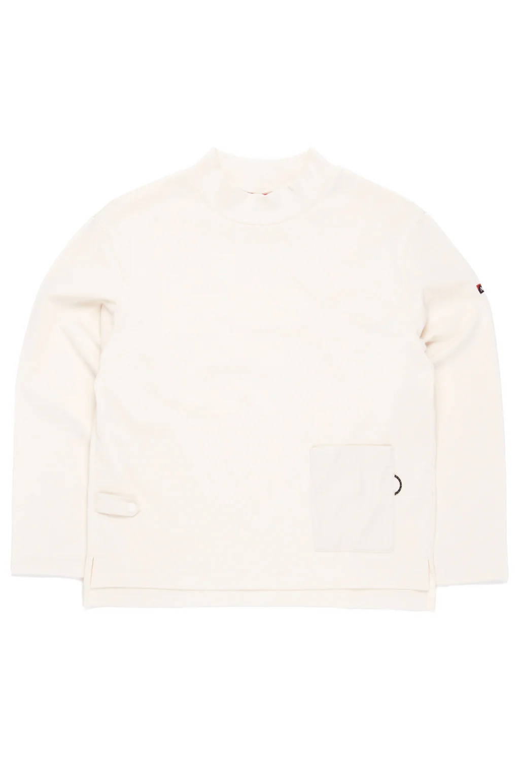 Nanga Women's Eco Hybrid Mock Neck Long Sleeved Tee - White