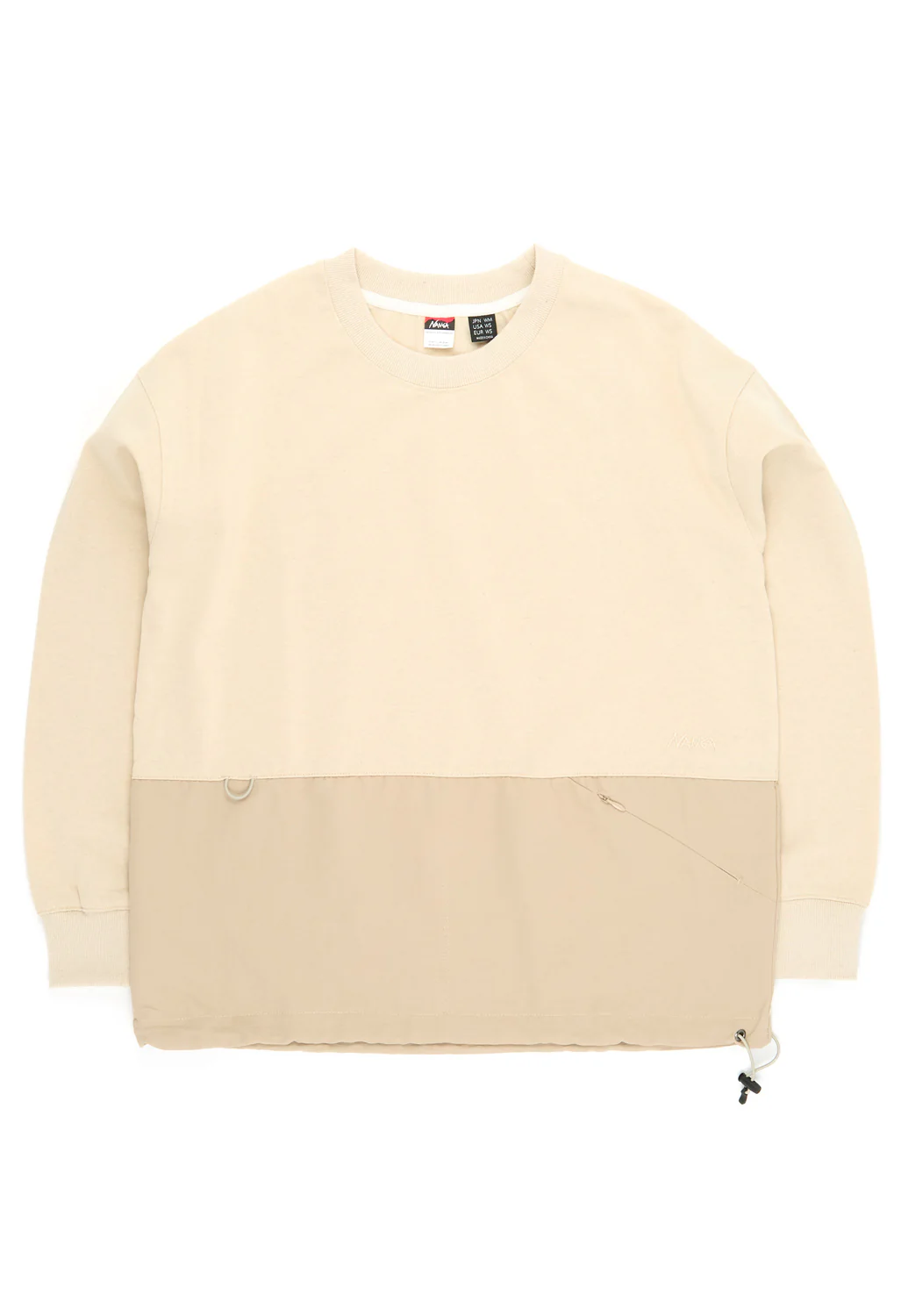 Nanga Women's Eco Hybrid Wide Fit Long Sleeve Tee - Beige
