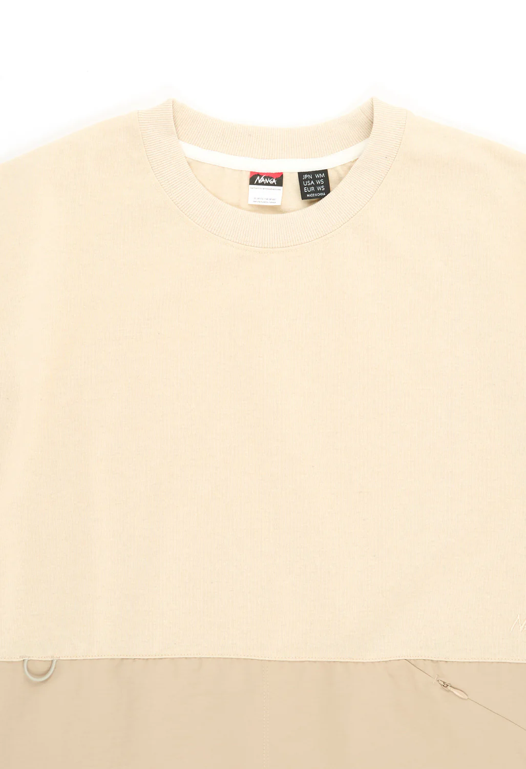 Nanga Women's Eco Hybrid Wide Fit Long Sleeve Tee - Beige - Image 3
