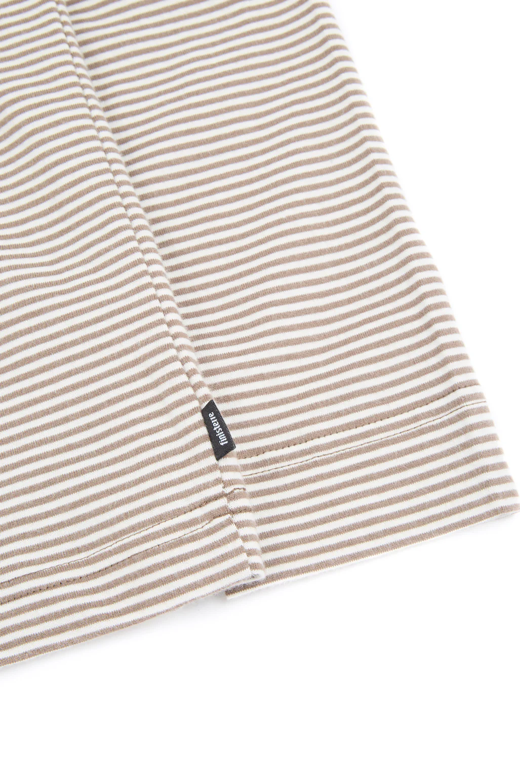 Finisterre Women's Eldon Stripe Long Sleeve Tee - Ecru / Woodsmoke - Image 4