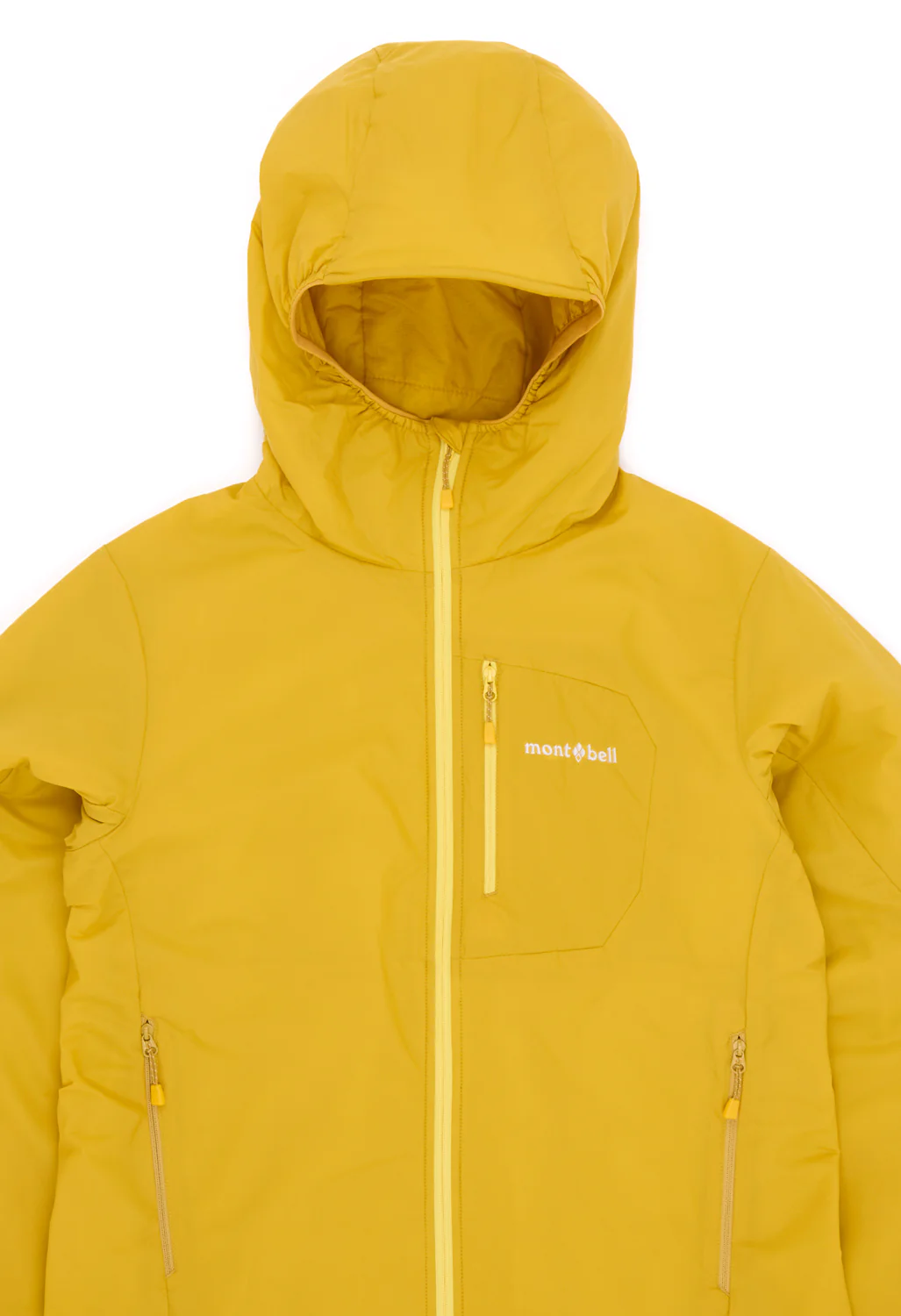 Montbell Women's Ex Light Thermawrap Parka - Yellow - Image 3