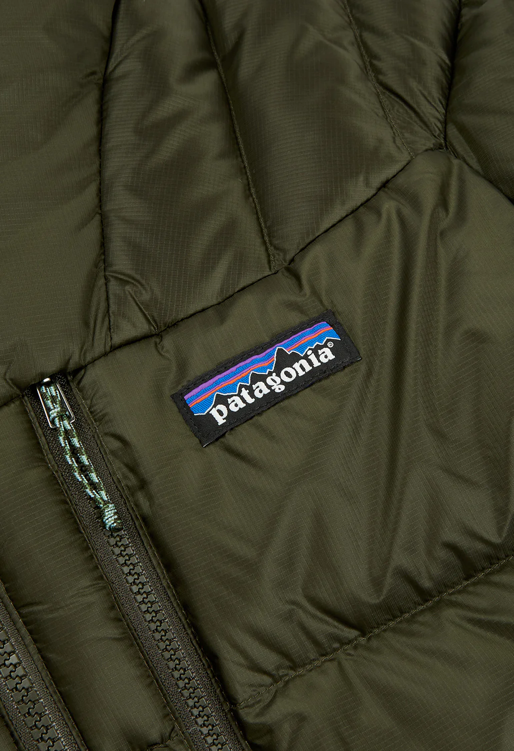 Patagonia Women's Fitz Roy Down Hoody - Pine Needle Green - Image 4