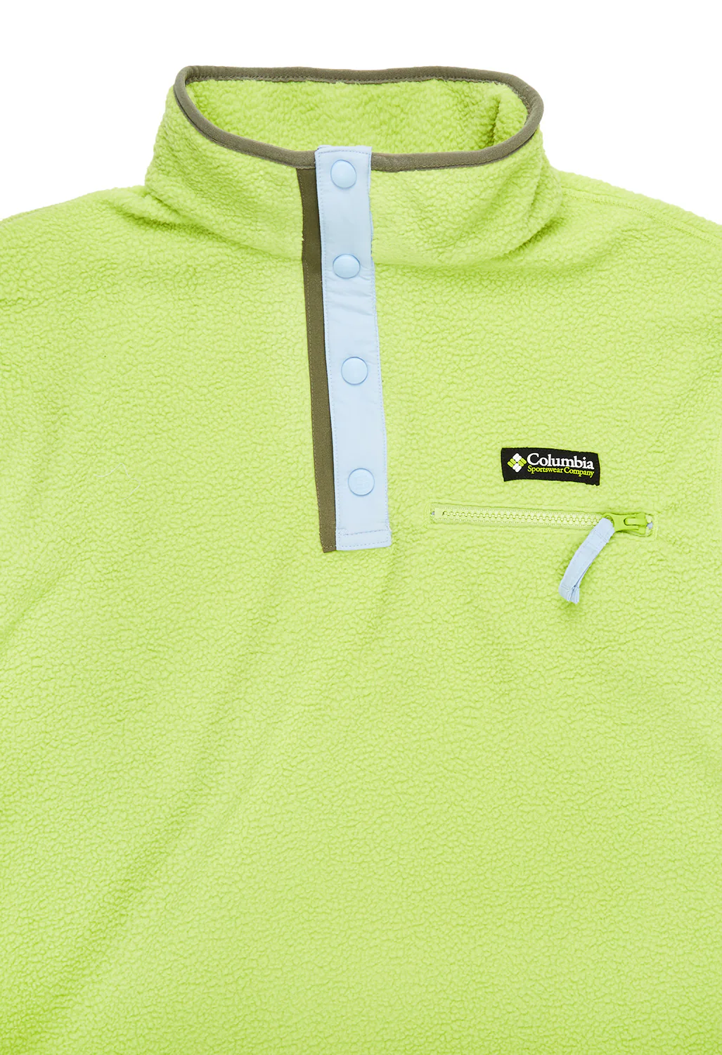 Columbia Women's Helvetia Cropped Half Snap Fleece - Napa Green - Image 3