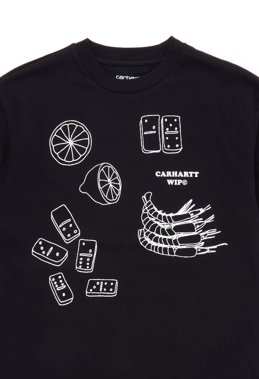 Carhartt WIP Women's Isis Maria Lunch T-Shirt - Black / White - Image 3