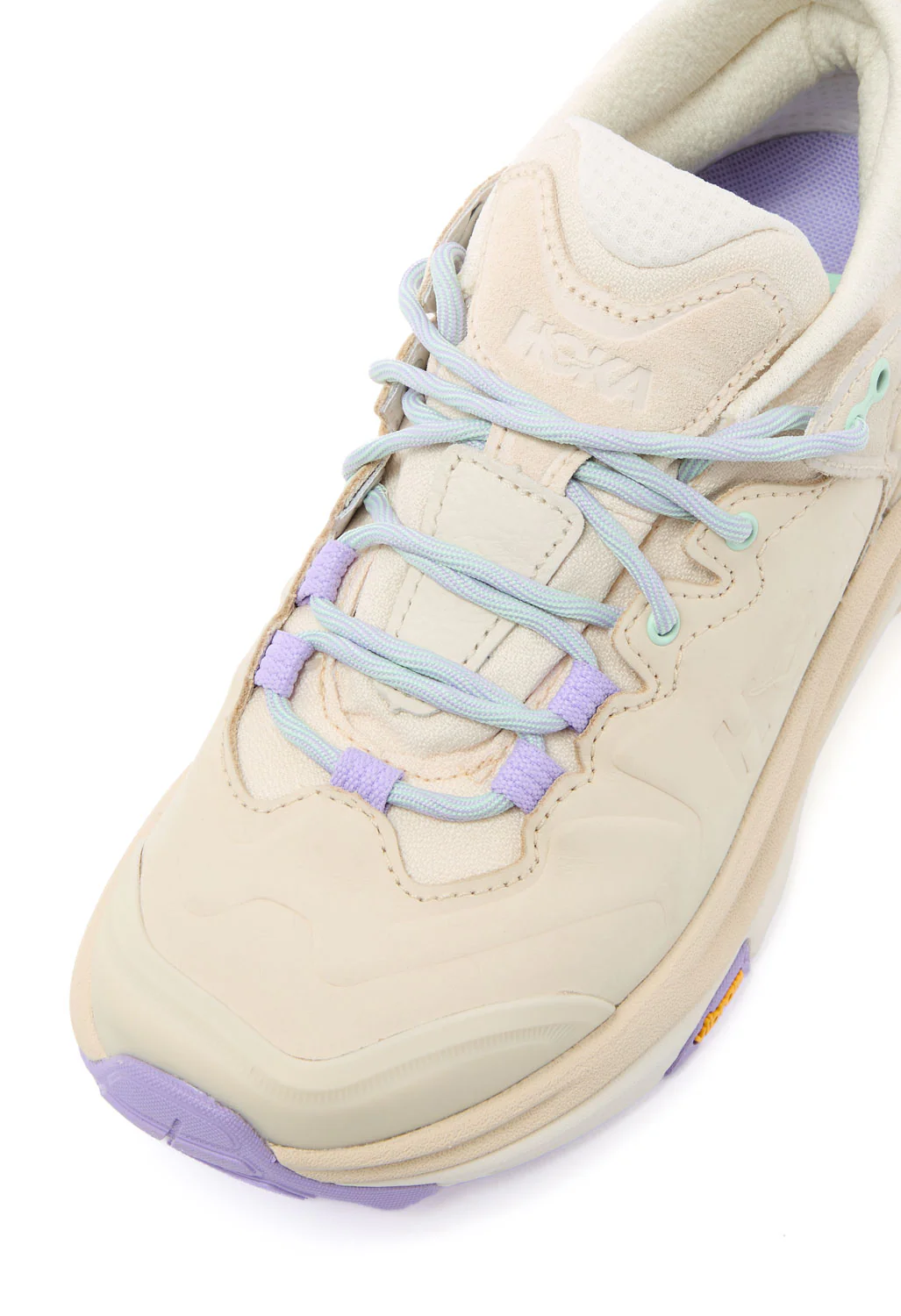 Hoka Women's Kaha 3 Low GTX Trainers - Vanilla / Mint Fluorite - Image 2
