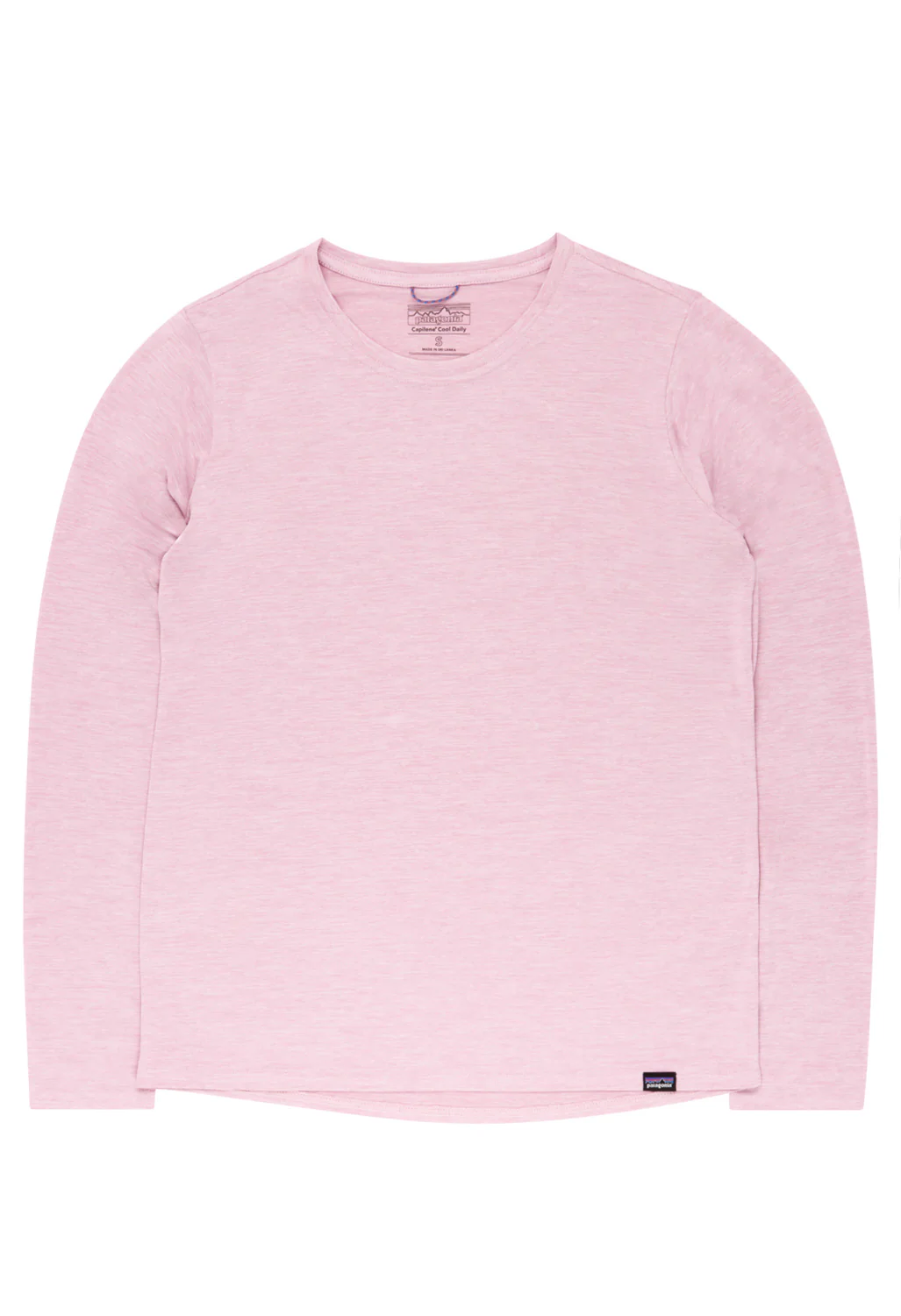 Patagonia Women's Long Sleeve Cap Cool Daily Shirt - Milkweed Mauve - Light Milkweed Mauve X-Dye