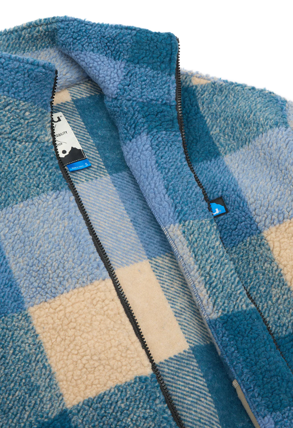 KAVU Women's Loven Fleece Jacket - Blue Ridge - Image 3