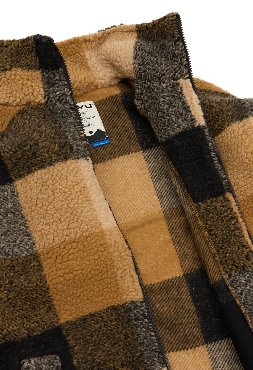 KAVU Women's Loven Fleece Jacket - Hilltop Plaid - Image 5
