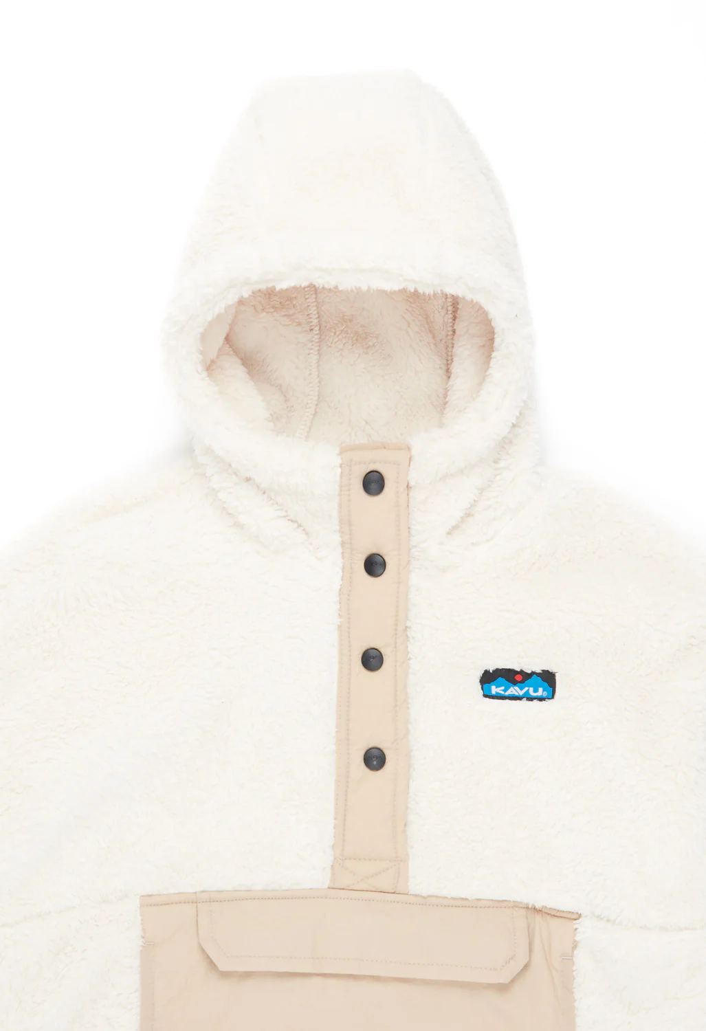 KAVU Women's Moon Ridge Fleece Hoody - Chalk - Image 3