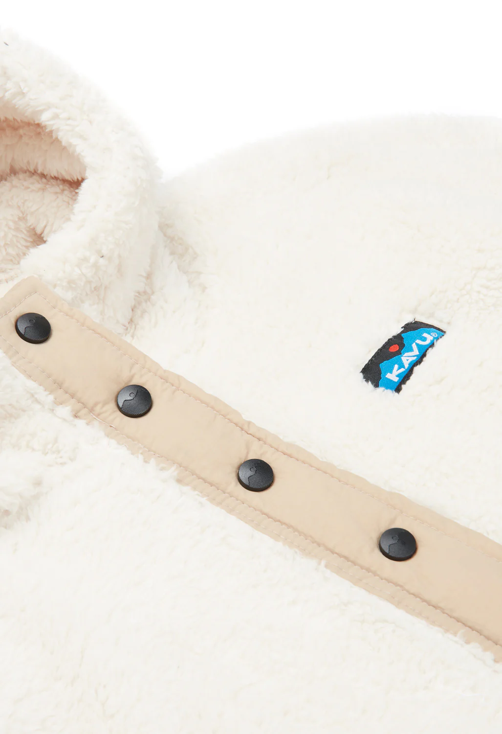 KAVU Women's Moon Ridge Fleece Hoody - Chalk - Image 4
