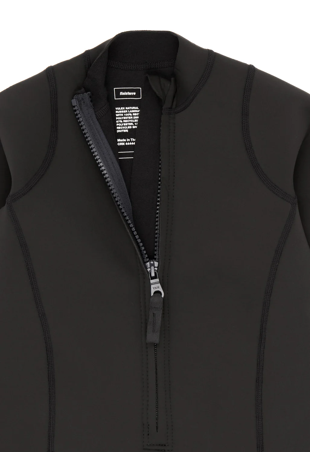 Finisterre Women's Nieuwland 2 Yulex Long Sleeve Swimsuit - Black - Image 3