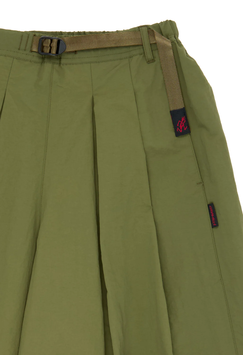 Gramicci Women's Nylon Flare Pants - Olive - Image 3