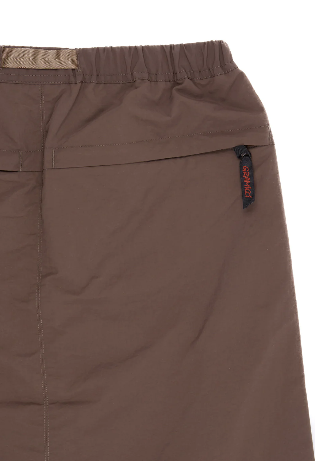 Gramicci Women's Nylon Packable Midi Skirt - Deep Brown - Image 4