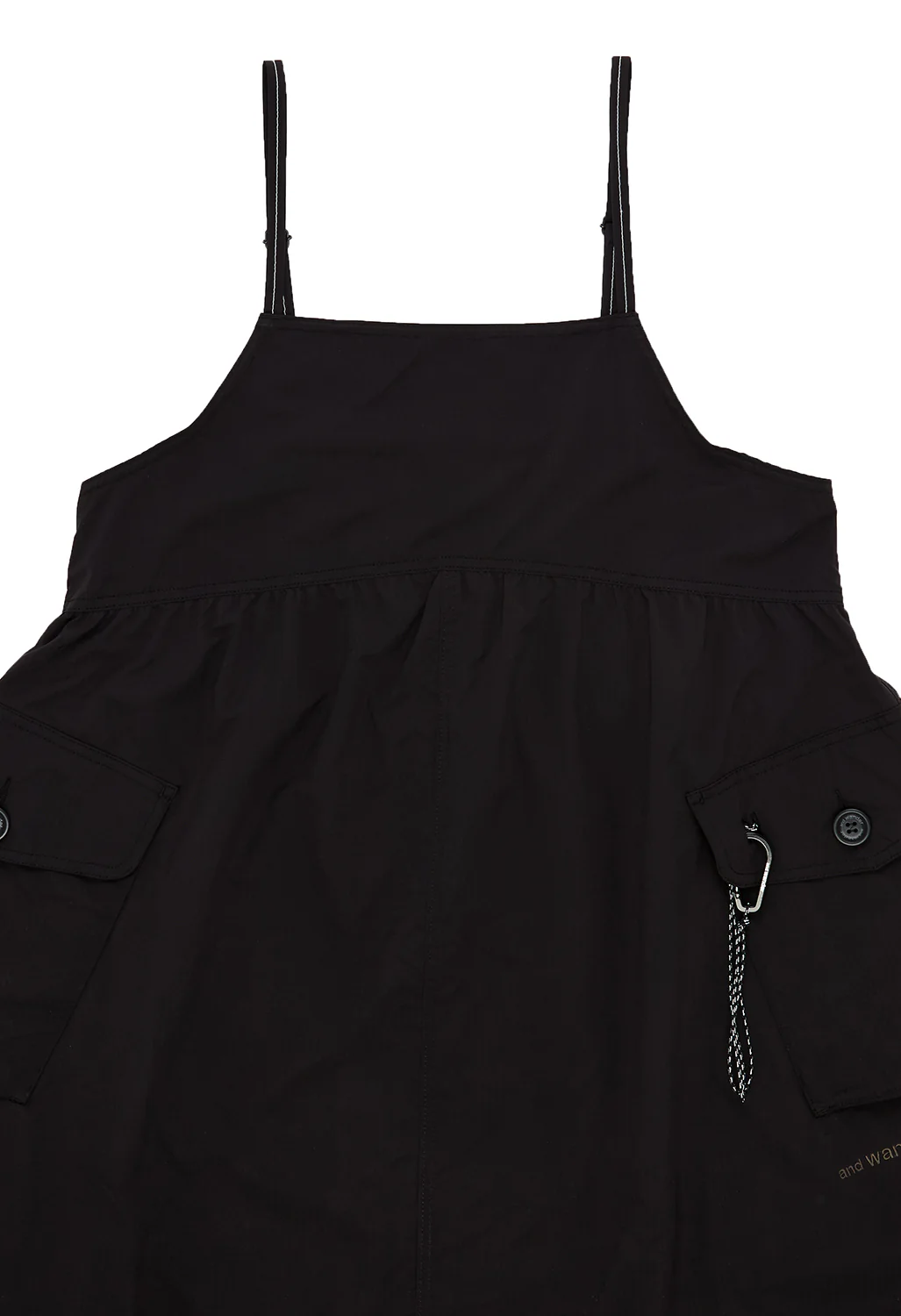 and wander Women's Oversized Cargo Dress - Black - Image 3