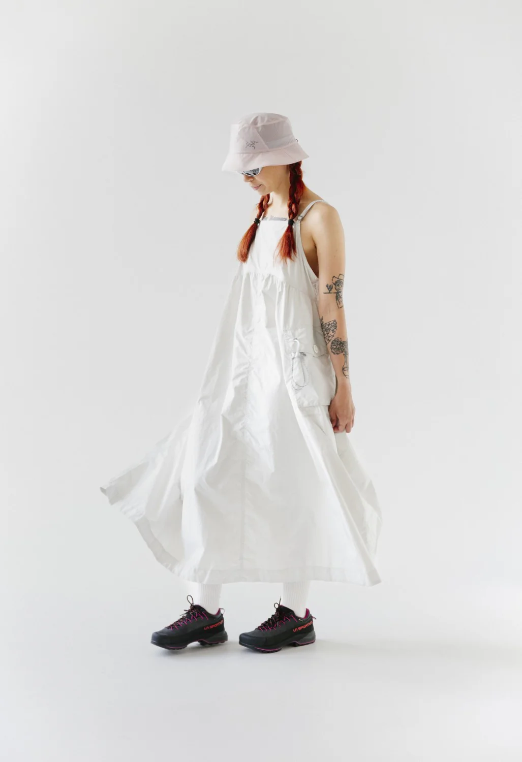 and wander Women's Oversized Cargo Dress - Off White - Image 10