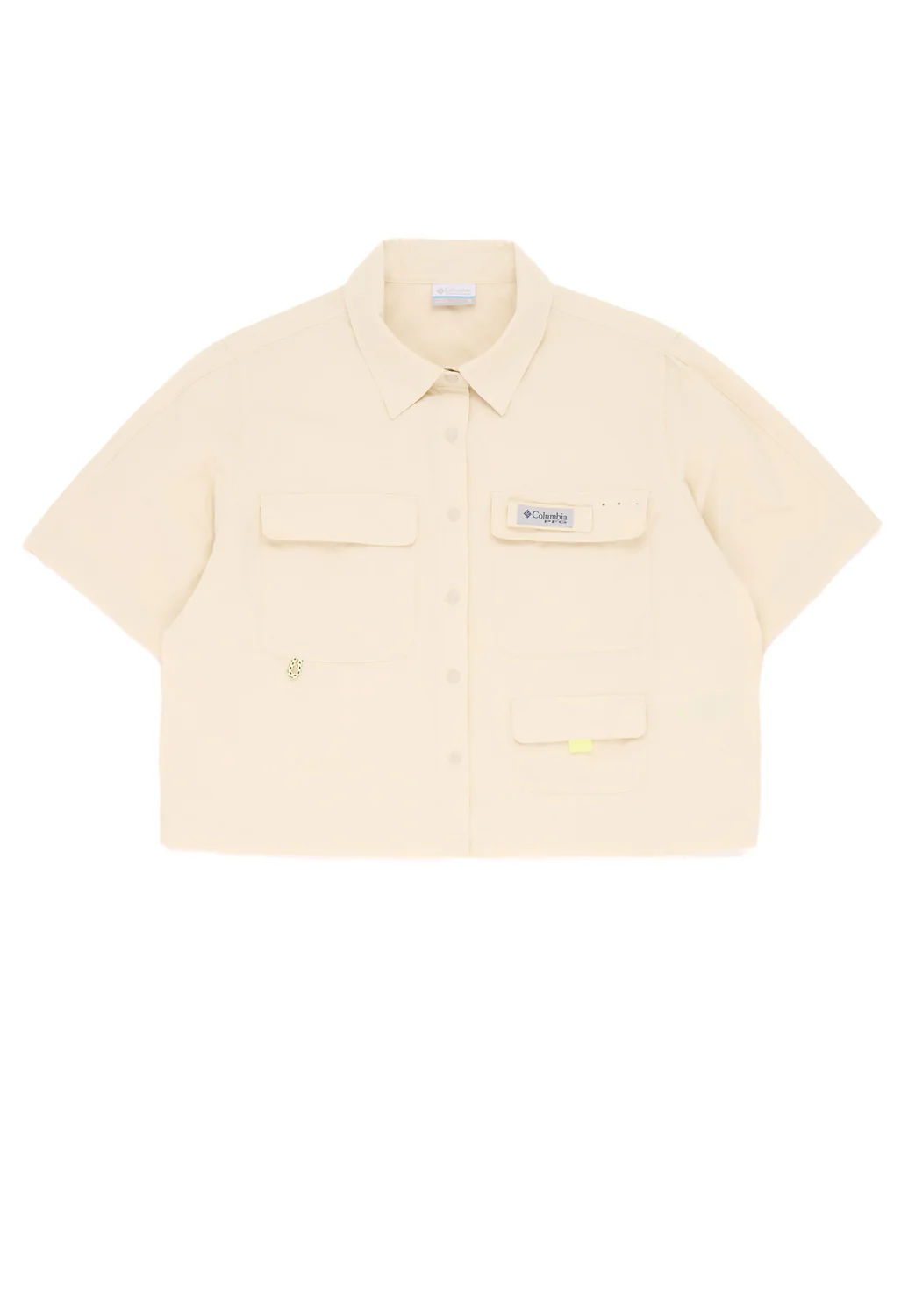 Columbia Women's PFG Open Water Short Sleeve Shirt - Stone
