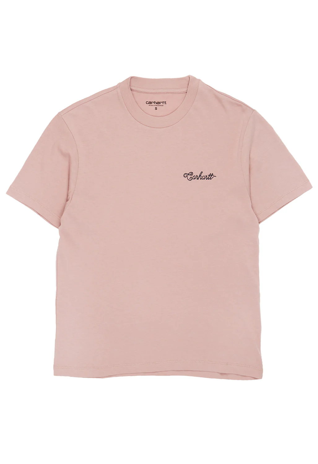 Carhartt WIP Women's Stitch T-Shirt - Glassy Pink / Dark Navy - Image 2