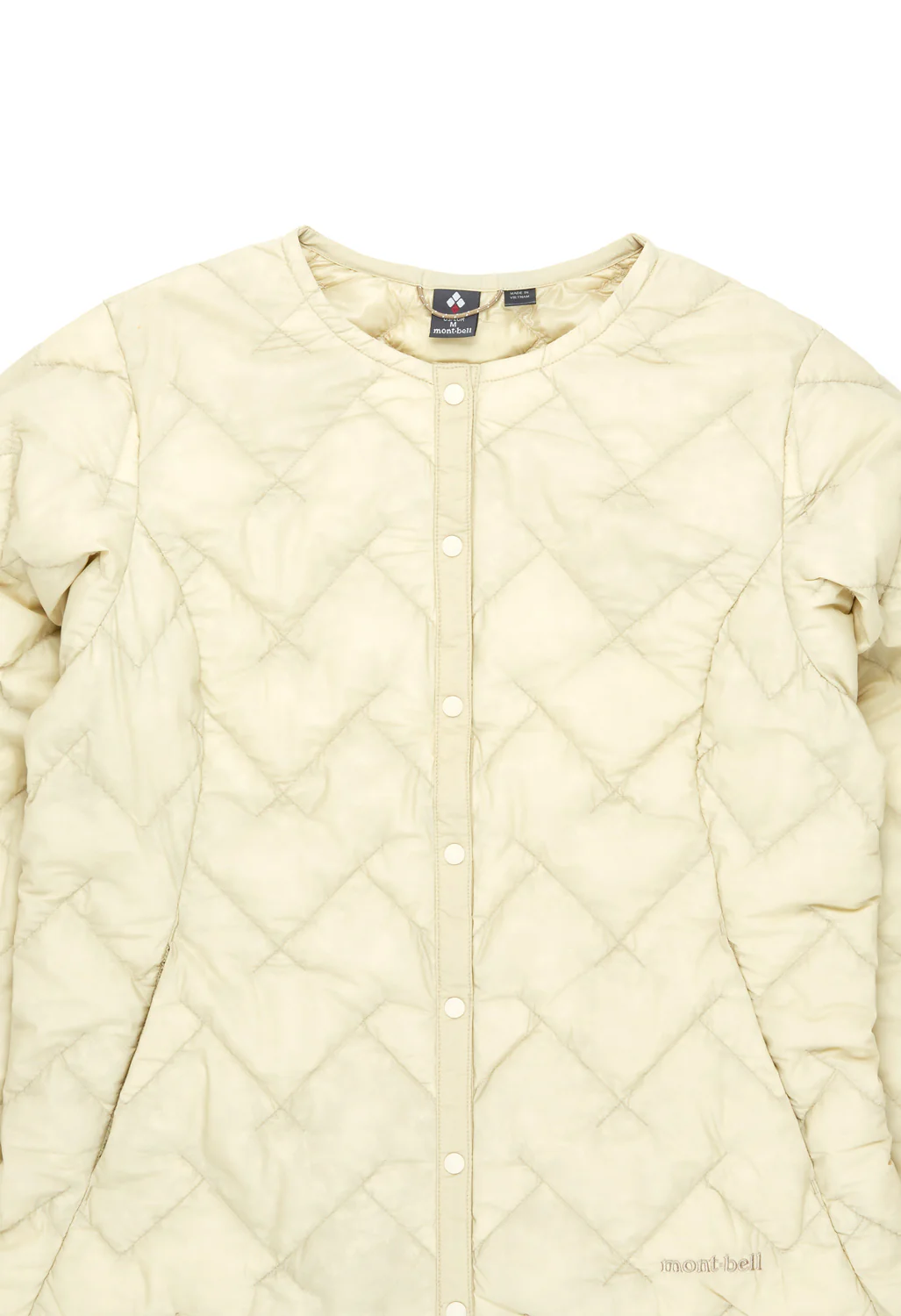 Montbell Women's Superior Down Round Neck Jacket - Ivory - Image 3