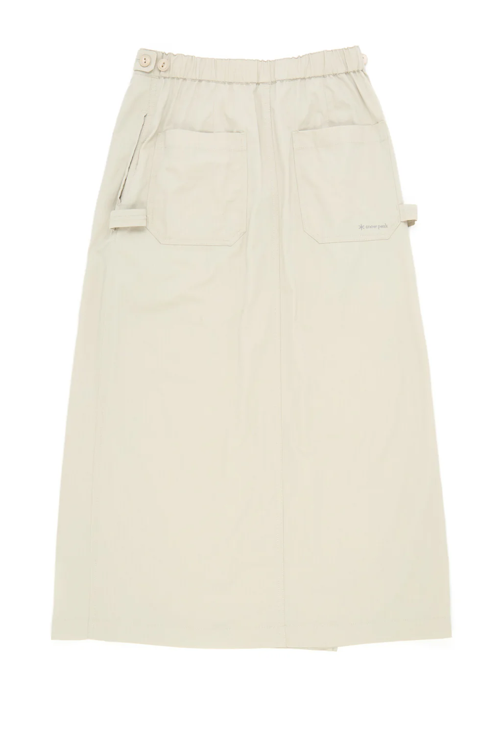 Snow Peak Women's TAKIBI Light Ripstop Skirt - Ivory - Image 2