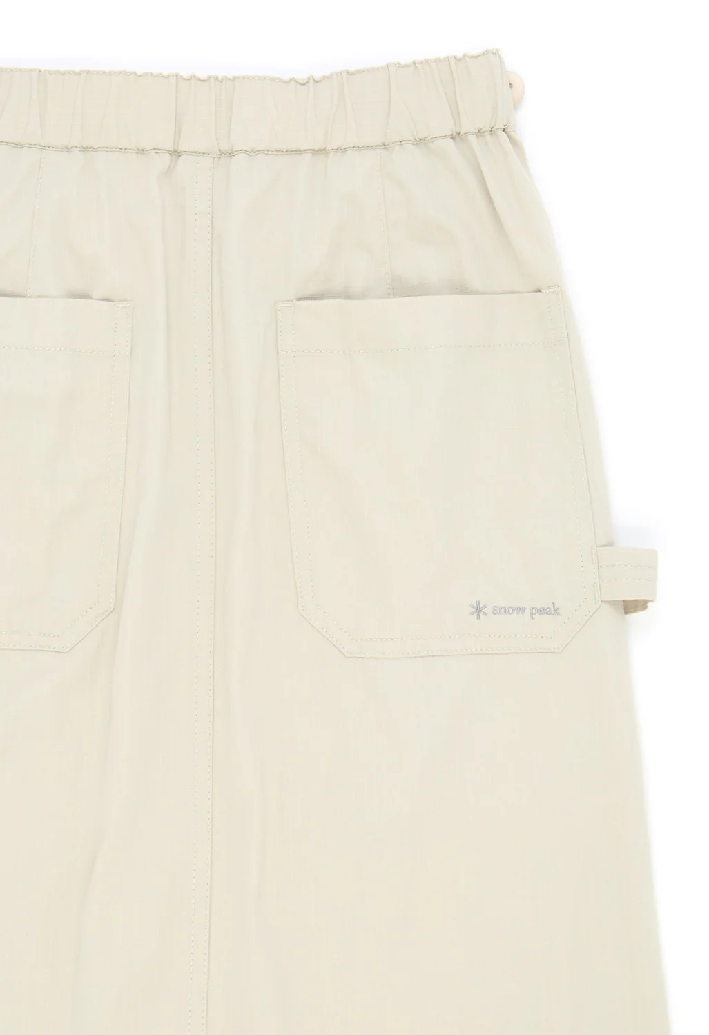 Snow Peak Women's TAKIBI Light Ripstop Skirt - Ivory - Image 4