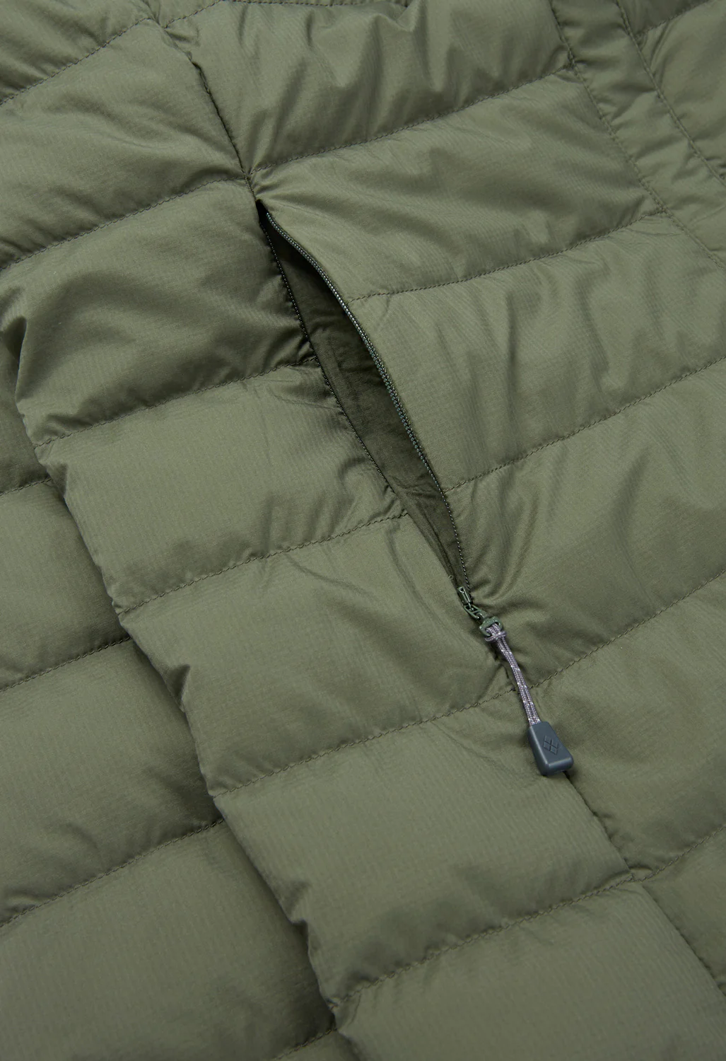 Montbell Women's Superior Down Travel Coat  - Khaki - Image 4
