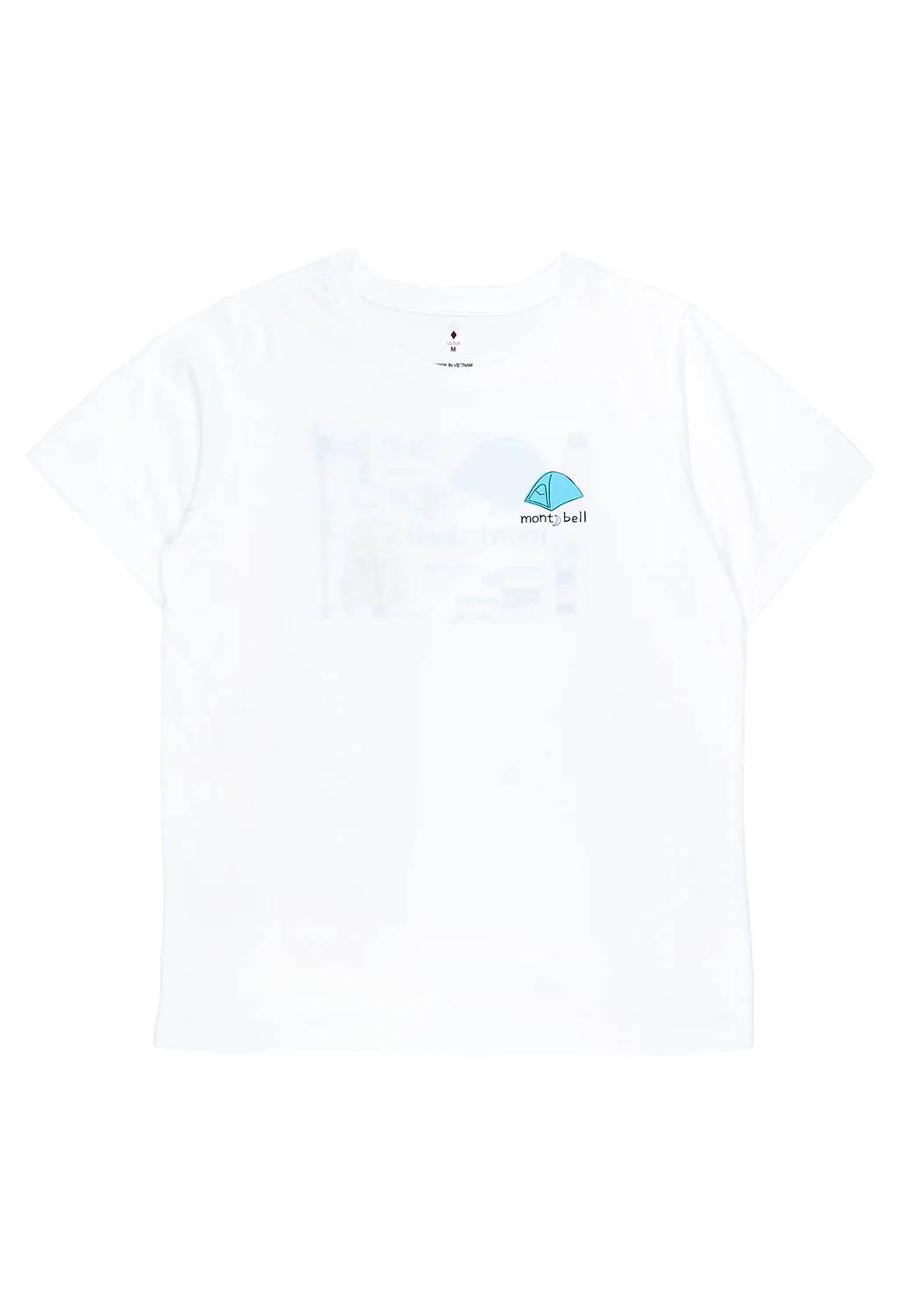 Montbell Women's Wickron Mountain Gear T-Shirt - White - Image 2