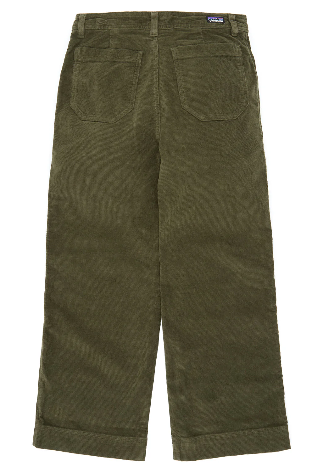 Patagonia Women's Wide Leg Cord Pants - Basin Green - Image 2