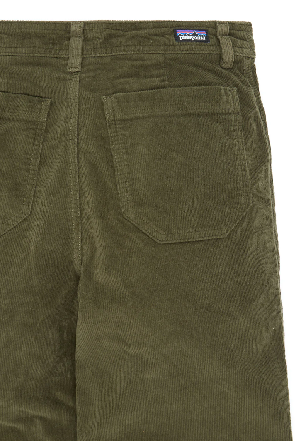 Patagonia Women's Wide Leg Cord Pants - Basin Green - Image 4