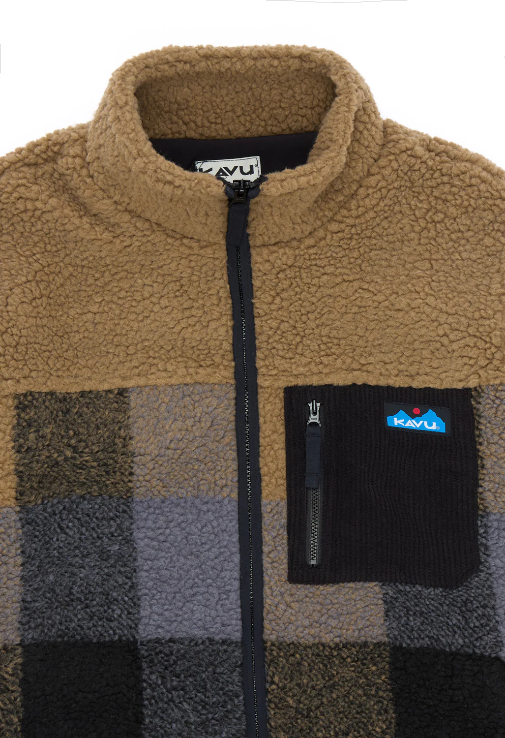 KAVU Women's Willow Creek Fleece Jacket - Nightshade Plaid - Image 3