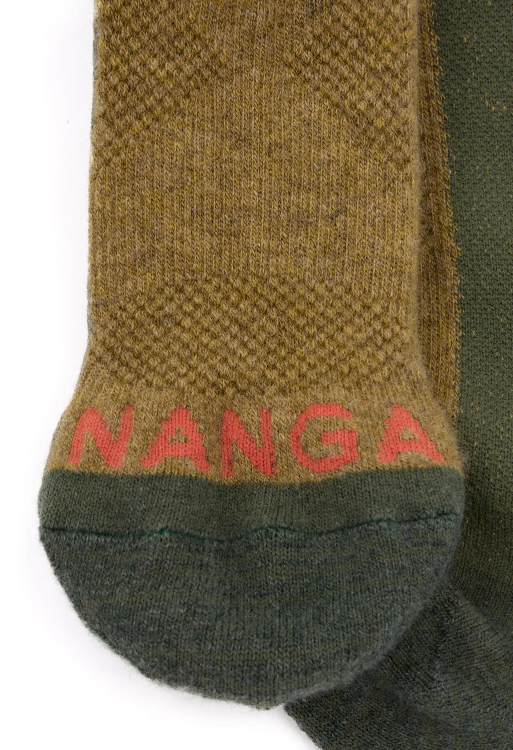 Nanga Wool Pile Compression Crew Socks - Dark Green - Image 2