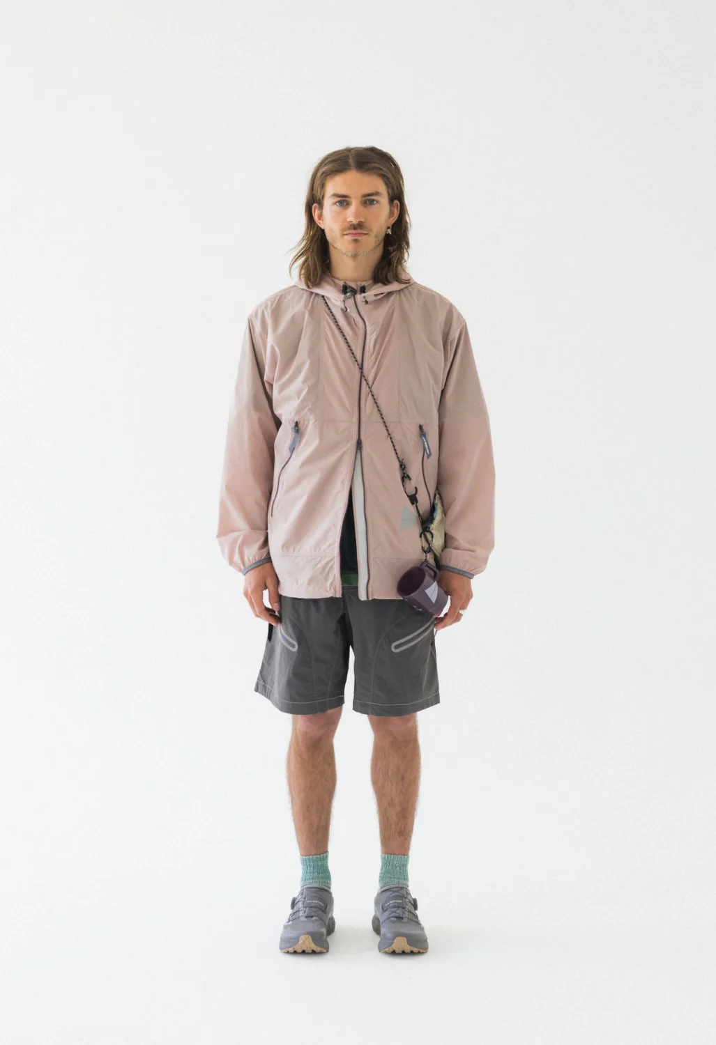 and wander Men's Pertex Wind Jacket - Pink - Image 7