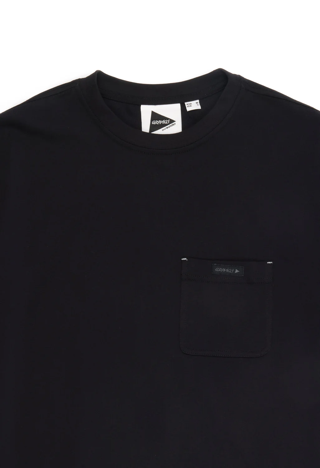 Gramicci x And Wander Backprint Tee - Black - Image 3