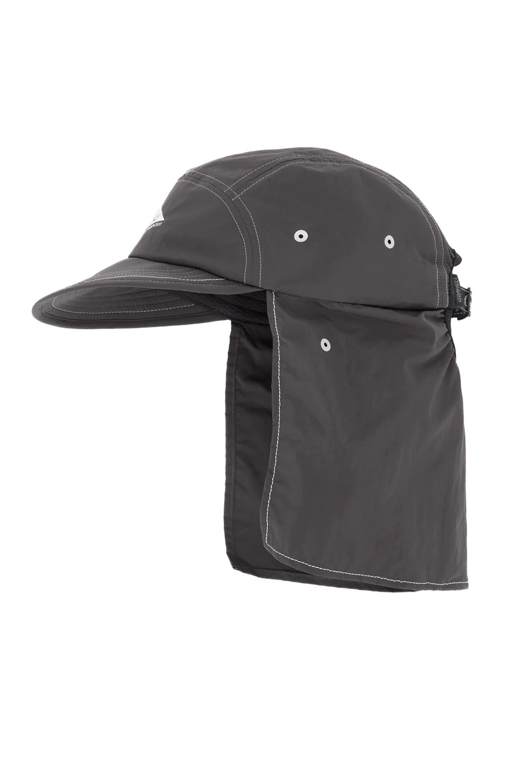 Gramicci x And Wander Brushed Nylon Sunshade Cap - Charcoal - Image 2