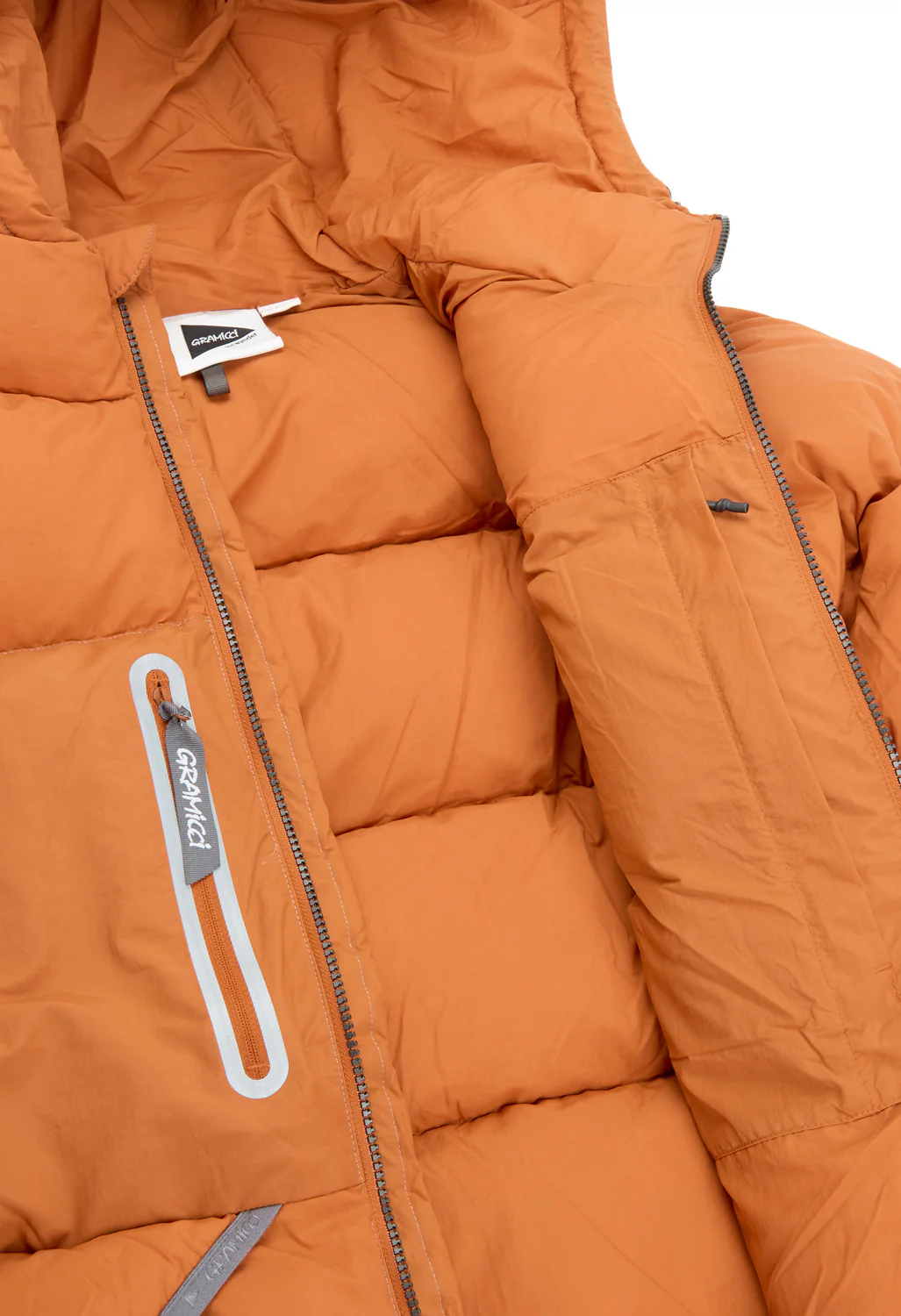Gramicci x And Wander Down Jacket - ORANGE - Image 5