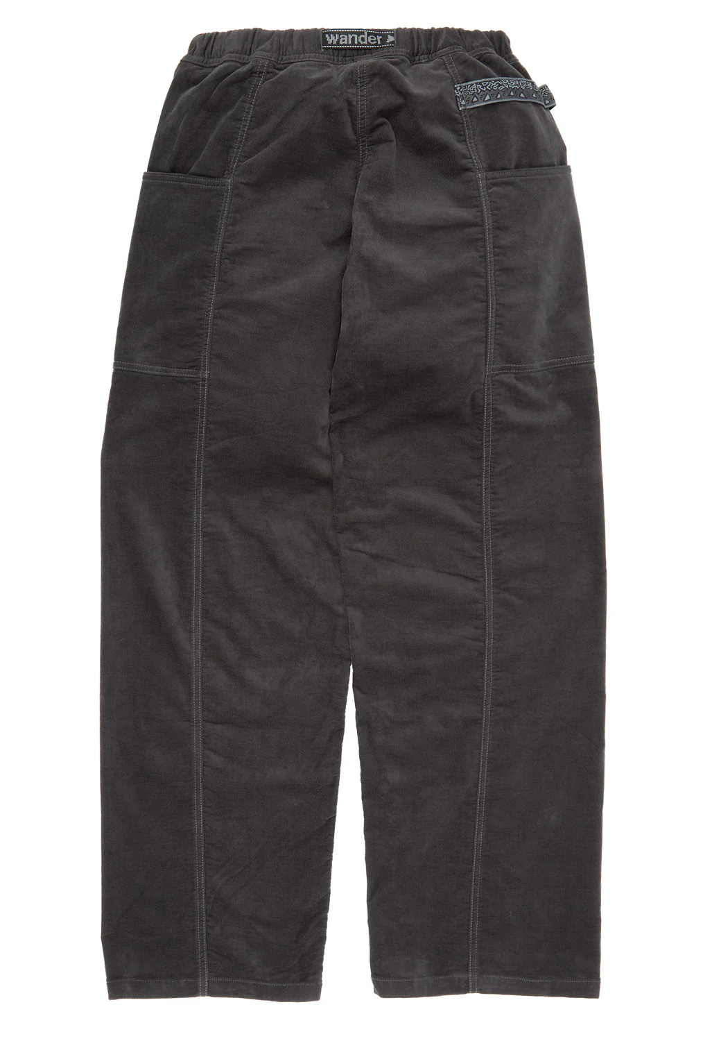 Gramicci x And Wander JQ Tape Corduroy Gadget Pant - Charcoal - Image 2