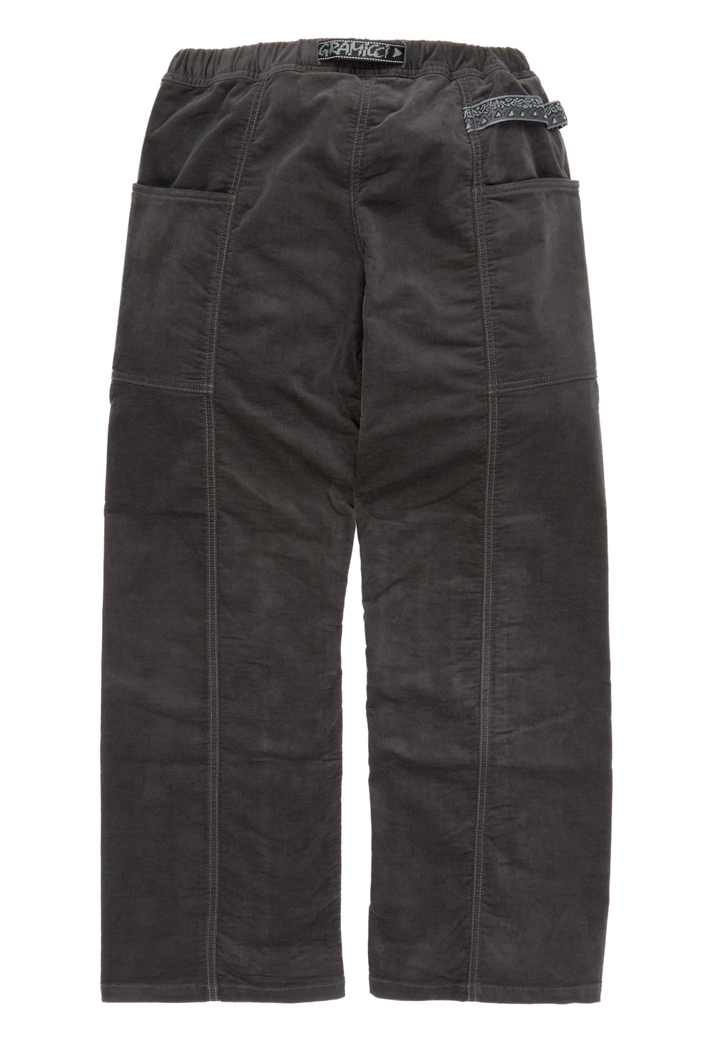 Gramicci x And Wander Women's JQ Tape Corduroy Gadget Pant - CHARCOAL - Image 2