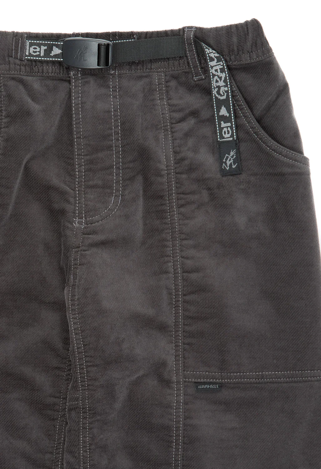 Gramicci x And Wander Women's JQ Tape Corduroy Gadget Pant - CHARCOAL - Image 3