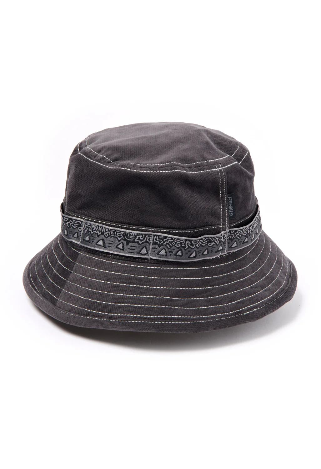 Gramicci x And Wander JQ Tape Corduroy Hat - Charcoal - Image 2