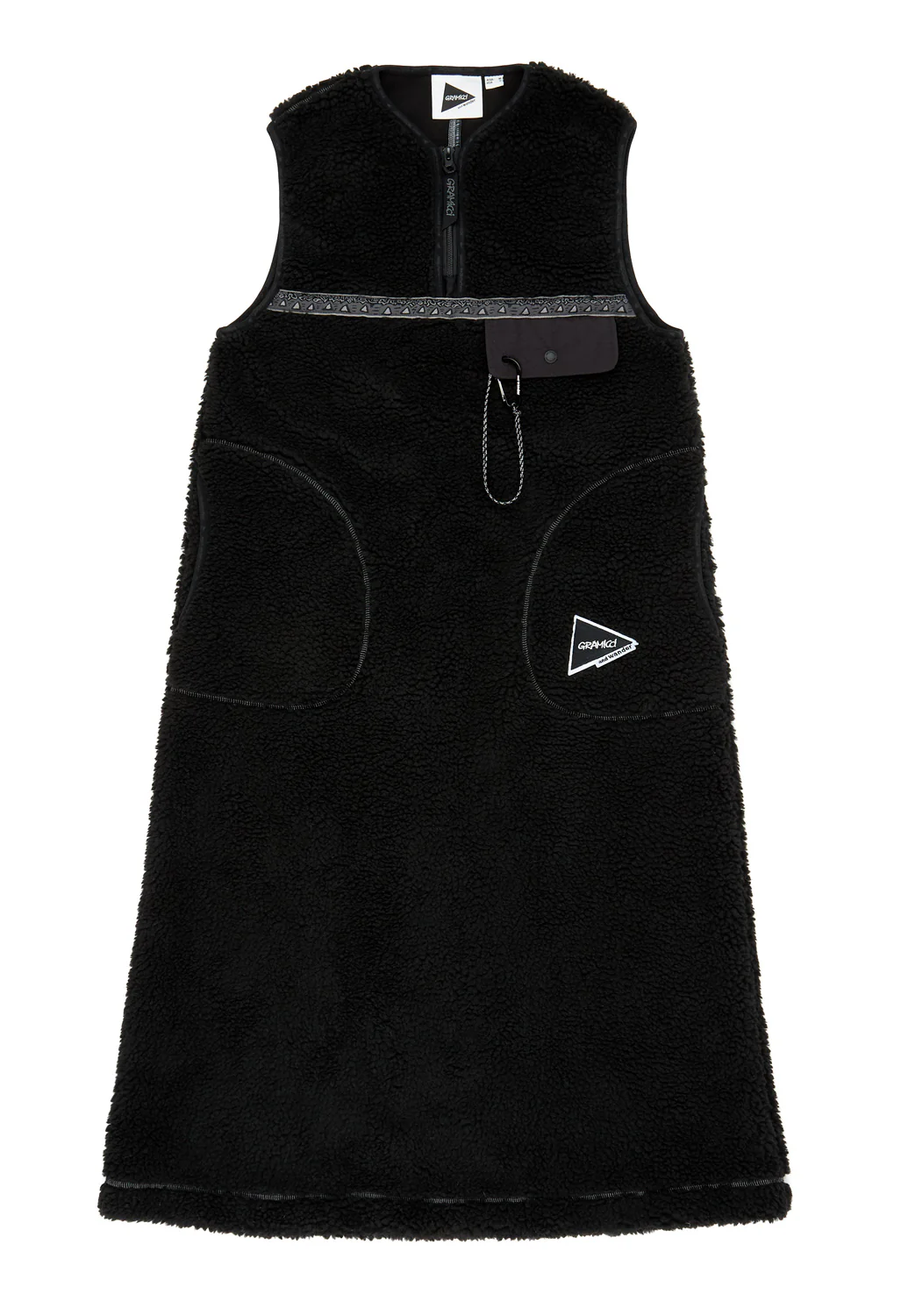 Gramicci x And Wander JQ Tape Fleece Dress - Black