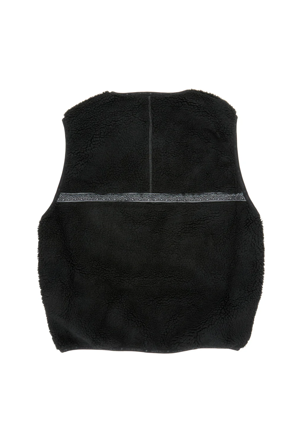 Gramicci x And Wander JQ Tape Fleece Vest - Black - Image 2