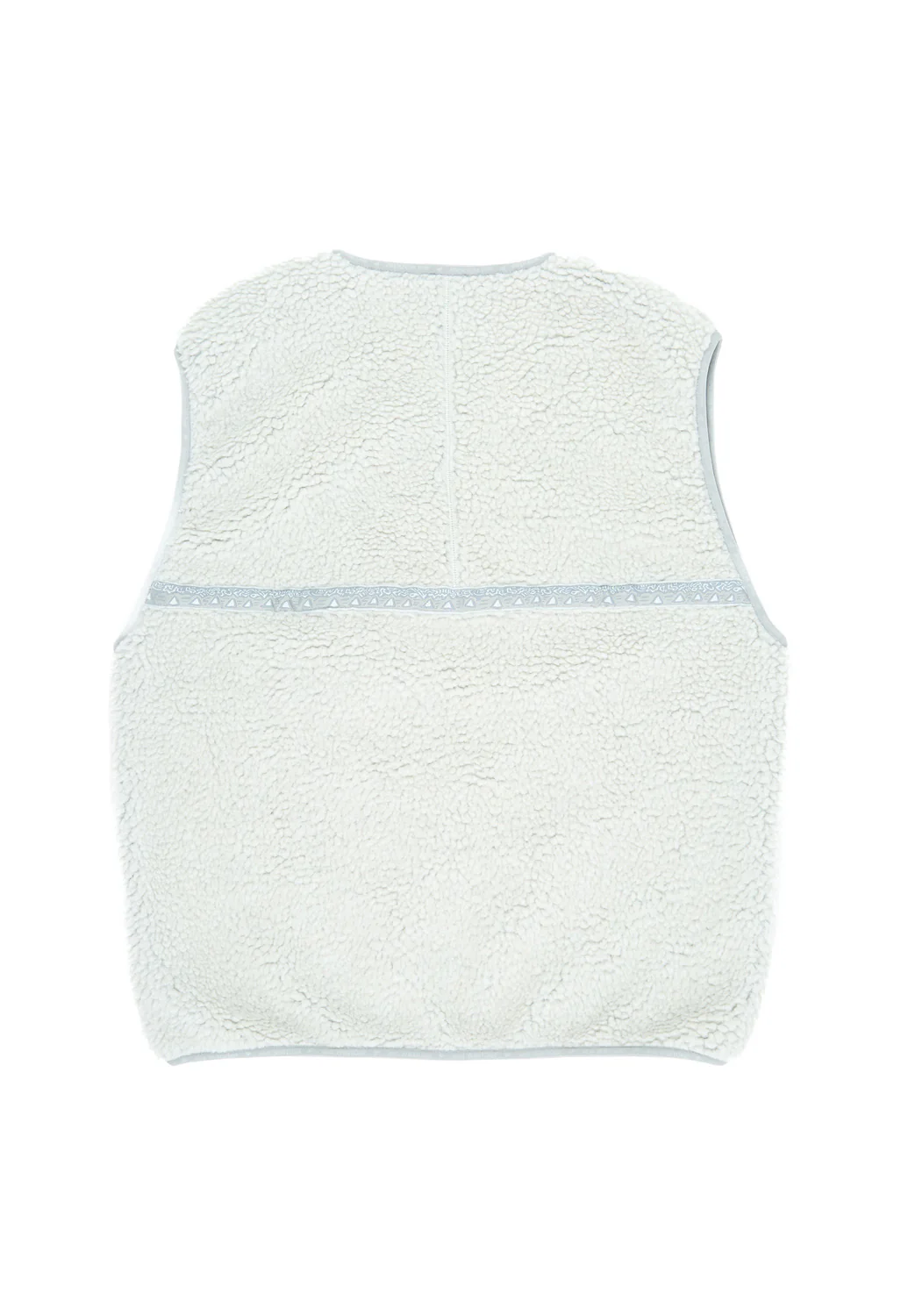 Gramicci x And Wander JQ Tape Fleece Vest - Light Gray - Image 2
