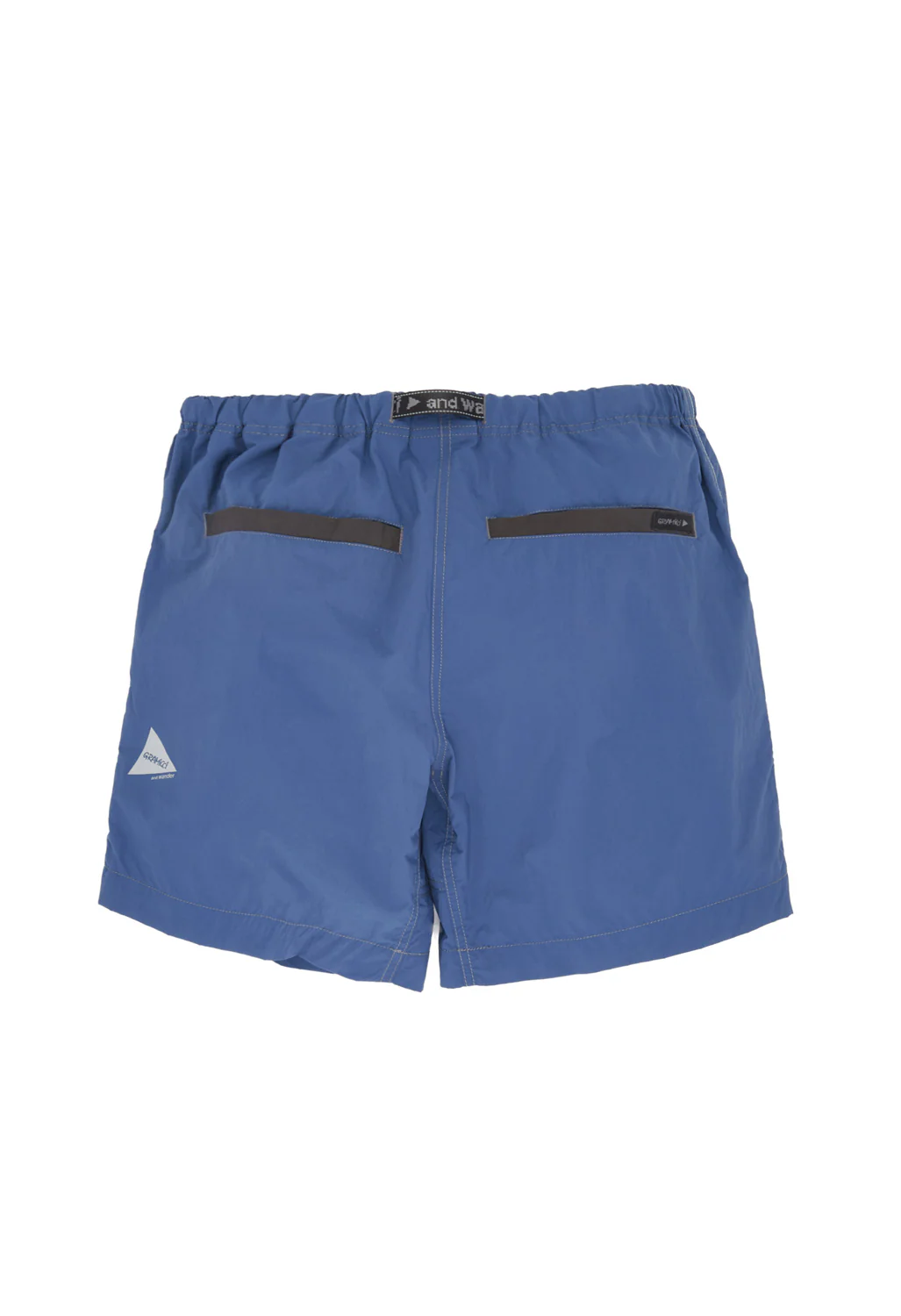 Gramicci x And Wander Men's Brushed Nylon Shorts - Blue - Image 2