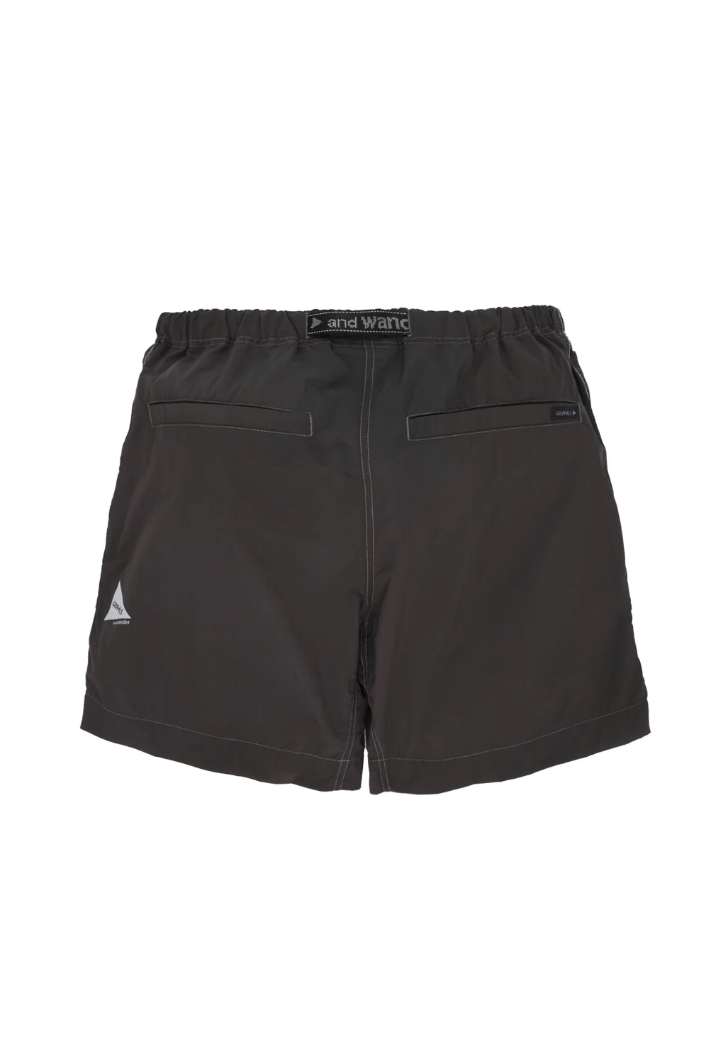 Gramicci x And Wander Men's Brushed Nylon Shorts - Charcoal - Image 2