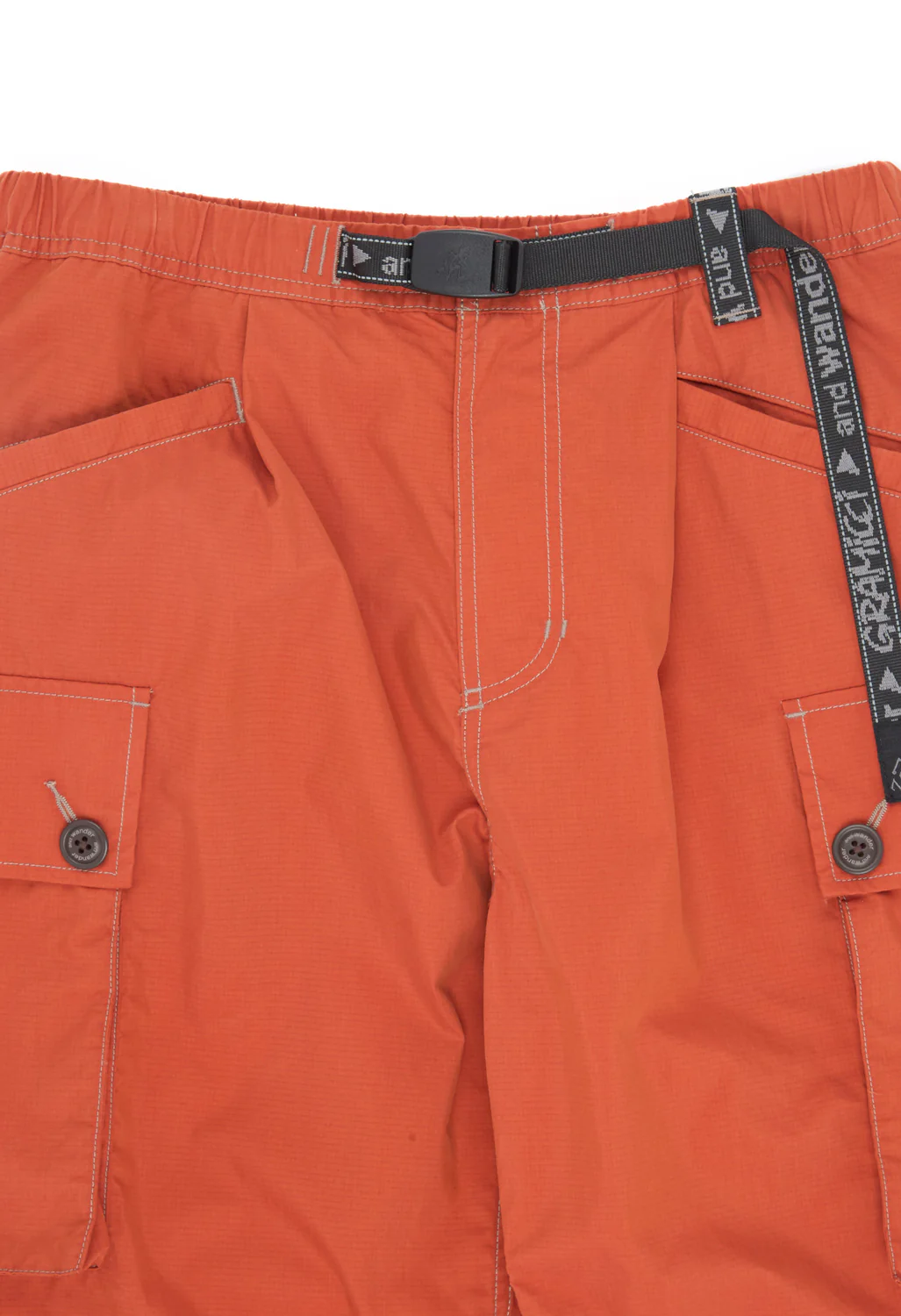 Gramicci x And Wander Men's Military Wide Pants - Red - Image 3