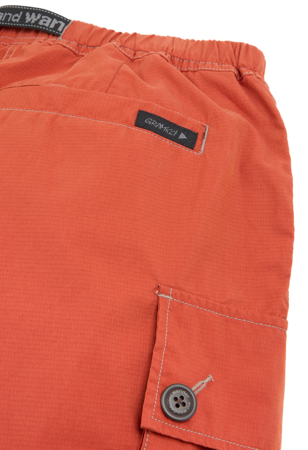 Gramicci x And Wander Men's Military Wide Pants - Red - Image 5