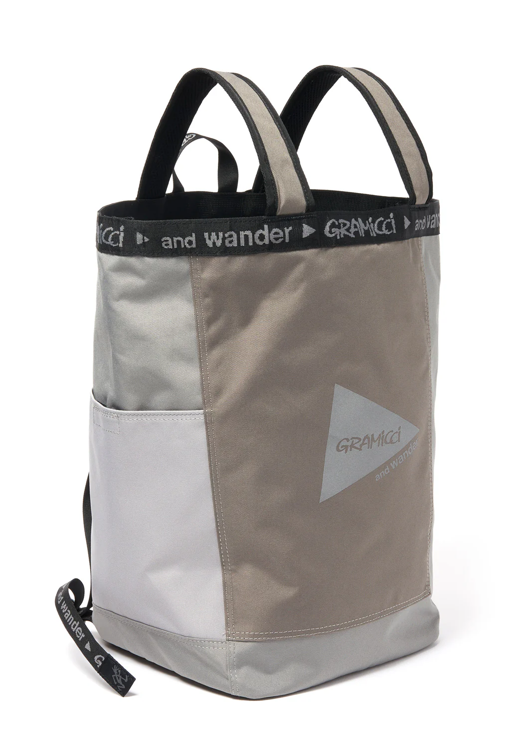 Gramicci x And Wander Multi Patchwork 2Way Pack - Multi Beige - Image 2
