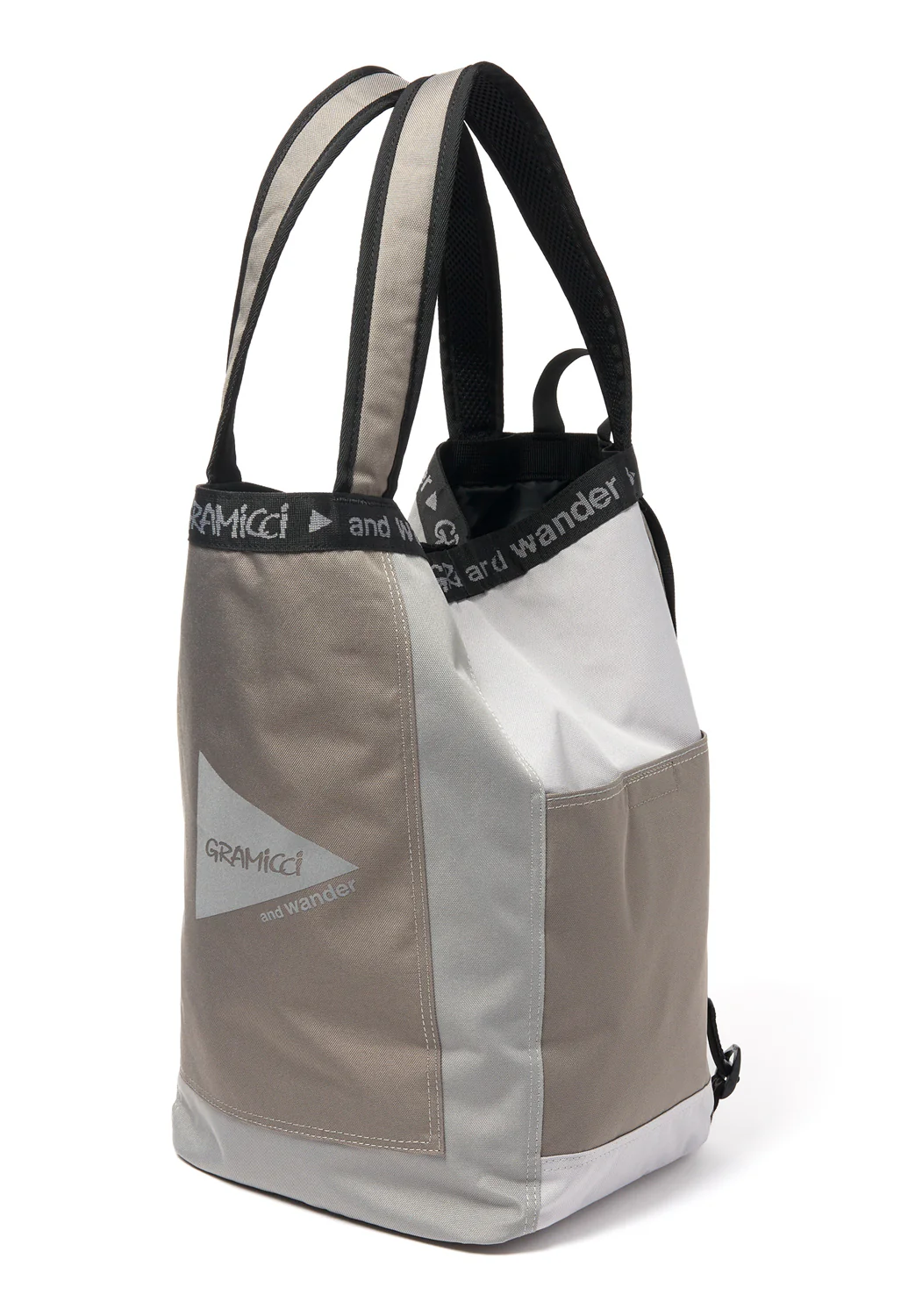 Gramicci x And Wander Multi Patchwork 2Way Pack - Multi Beige - Image 4