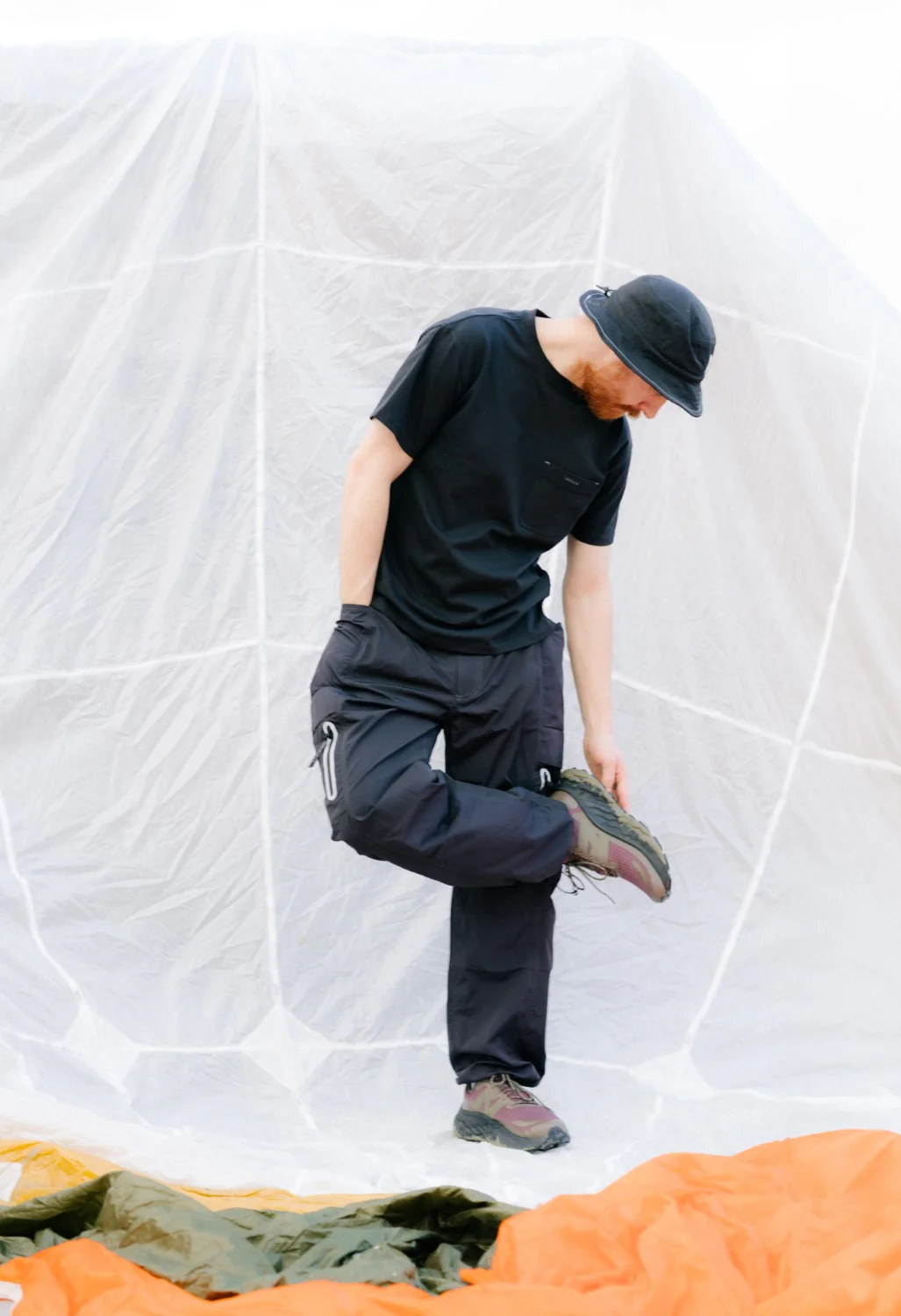 Gramicci x And Wander Nyco Hat - Black - Image 5