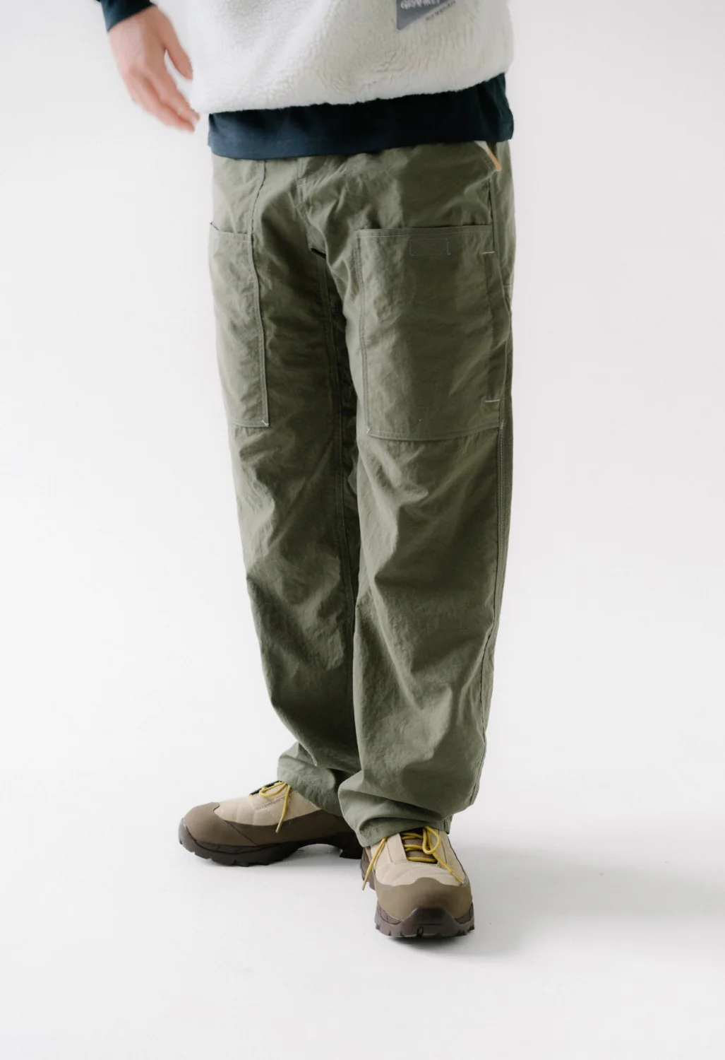 Gramicci x And Wander Nylon EQT Pant - KHAKI - Image 5